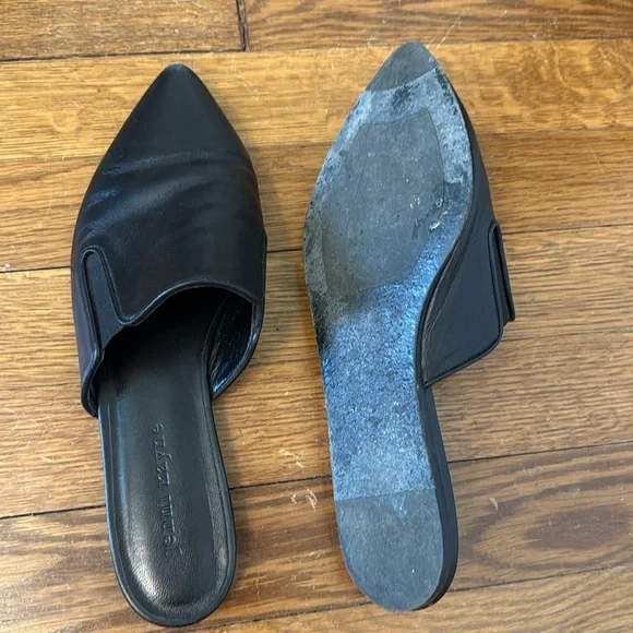 Jenni Kayne - Black Leather Mules - Picture 5 of 5